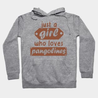 Pangolin girl pangolin women love motif Hoodie